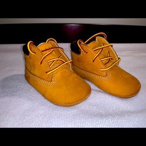 Baby Suede Crib Timberland Boots. Size 2